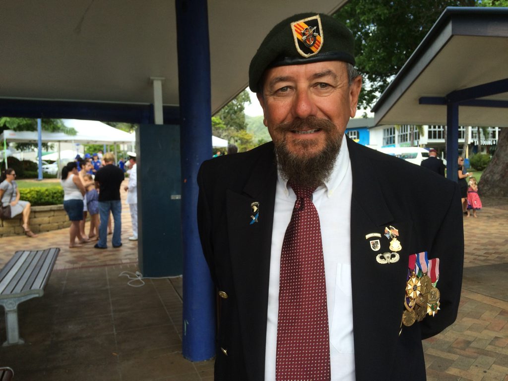 Vietnam War veteran Josef Concy said ANZAC day is his favourite day of the year. Photo Lucy Smith / Daily Mercury